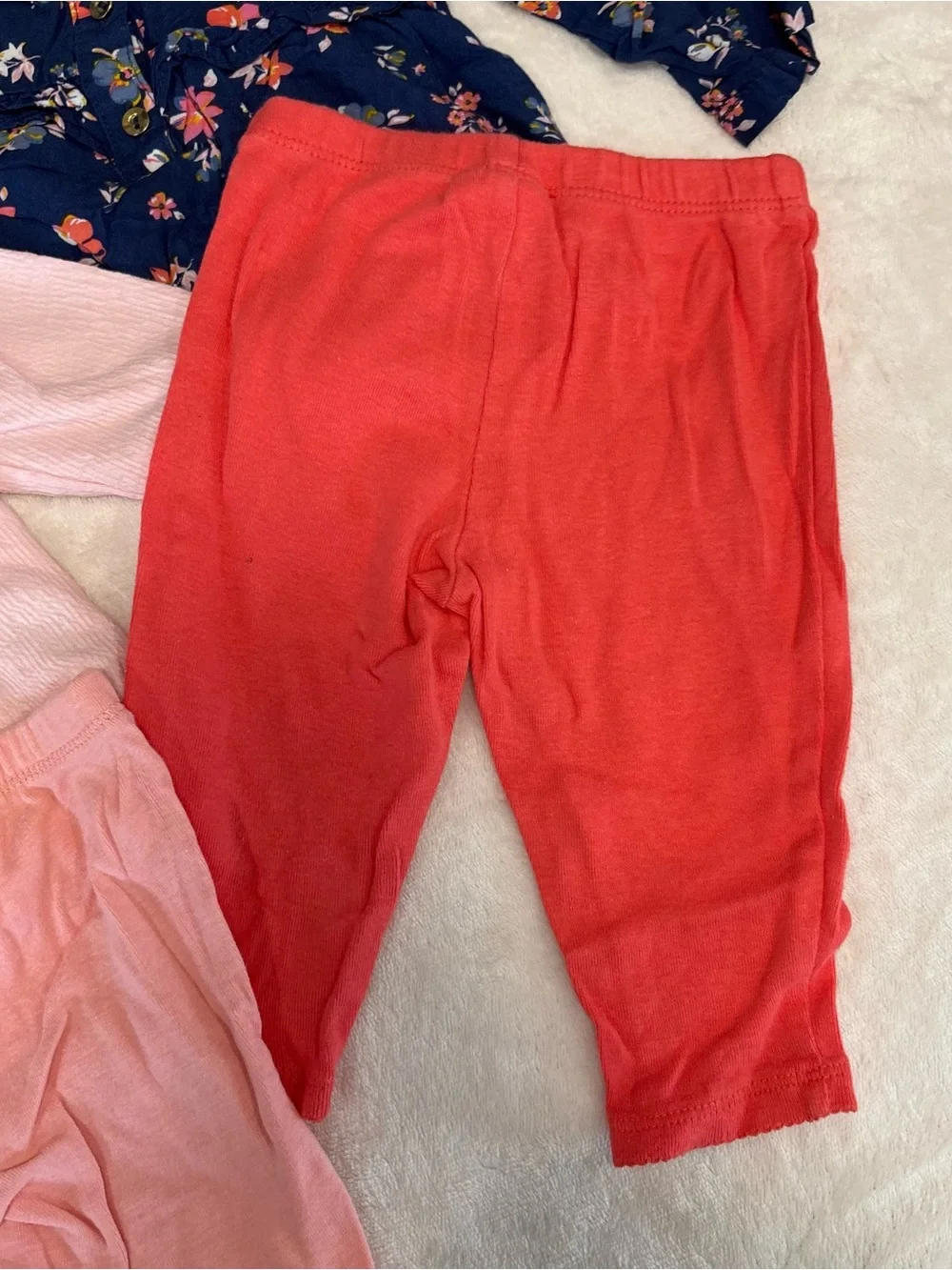Carters 6 month baby girl bundle pants long sleeve cardigan